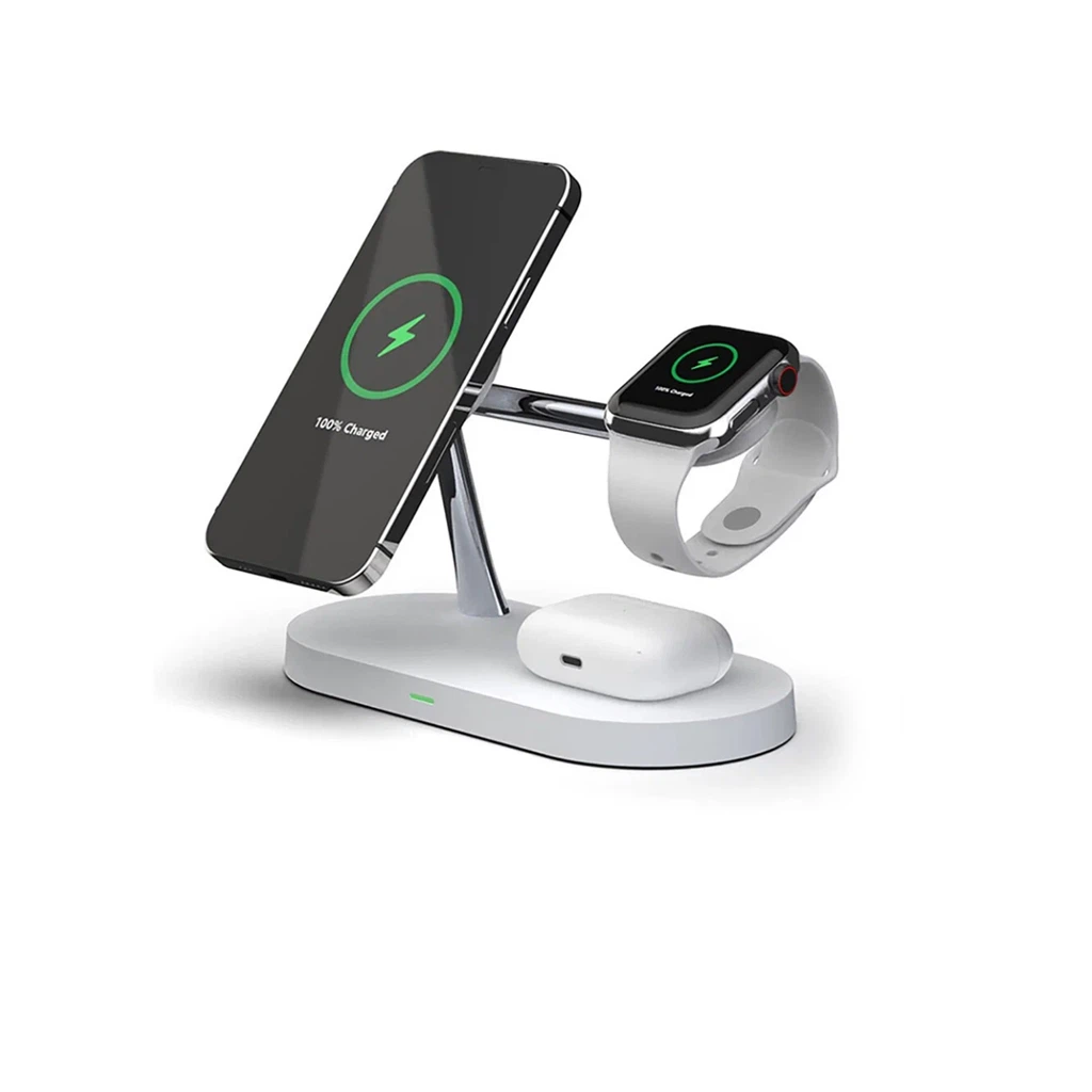 Беспроводное зарядное устройство-площадка Fast Charger 5 в 1, 15W 